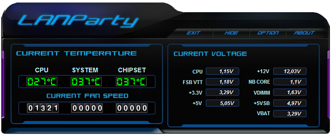 Comparatif cartes mères X58 screen DFI smart Guardian