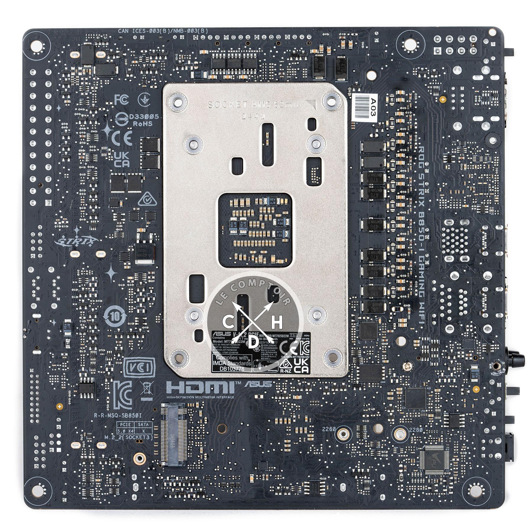 La Strix B850-i Gaming Wifi de dos