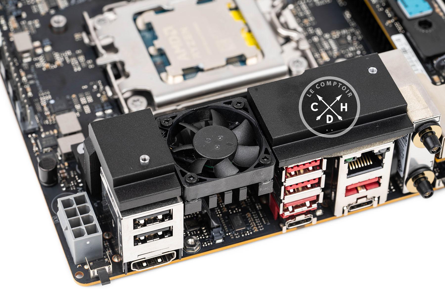 asus rog strix b850 i gaming wifi fan