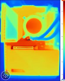 Cliché IR avec un CPU qui se tourne les pouces [cliquer pour agrandir]