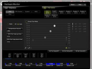 Click BIOS 5 : Hardware Monitor [cliquer pour agrandir]