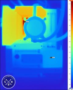 Cliché IR avec un CPU à 360 W [cliquer pour agrandir]
