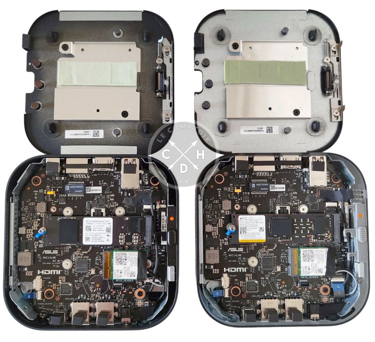 NUC 14 pro AI / NCU14 pro AI+ : vues des entrailles [cliquer pour agrandir]