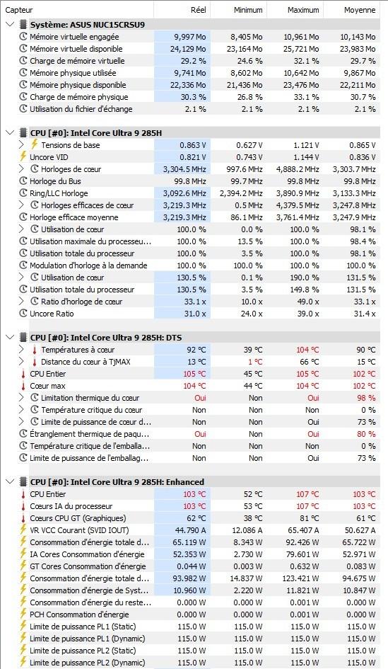 hwinfo stress test 10 mins