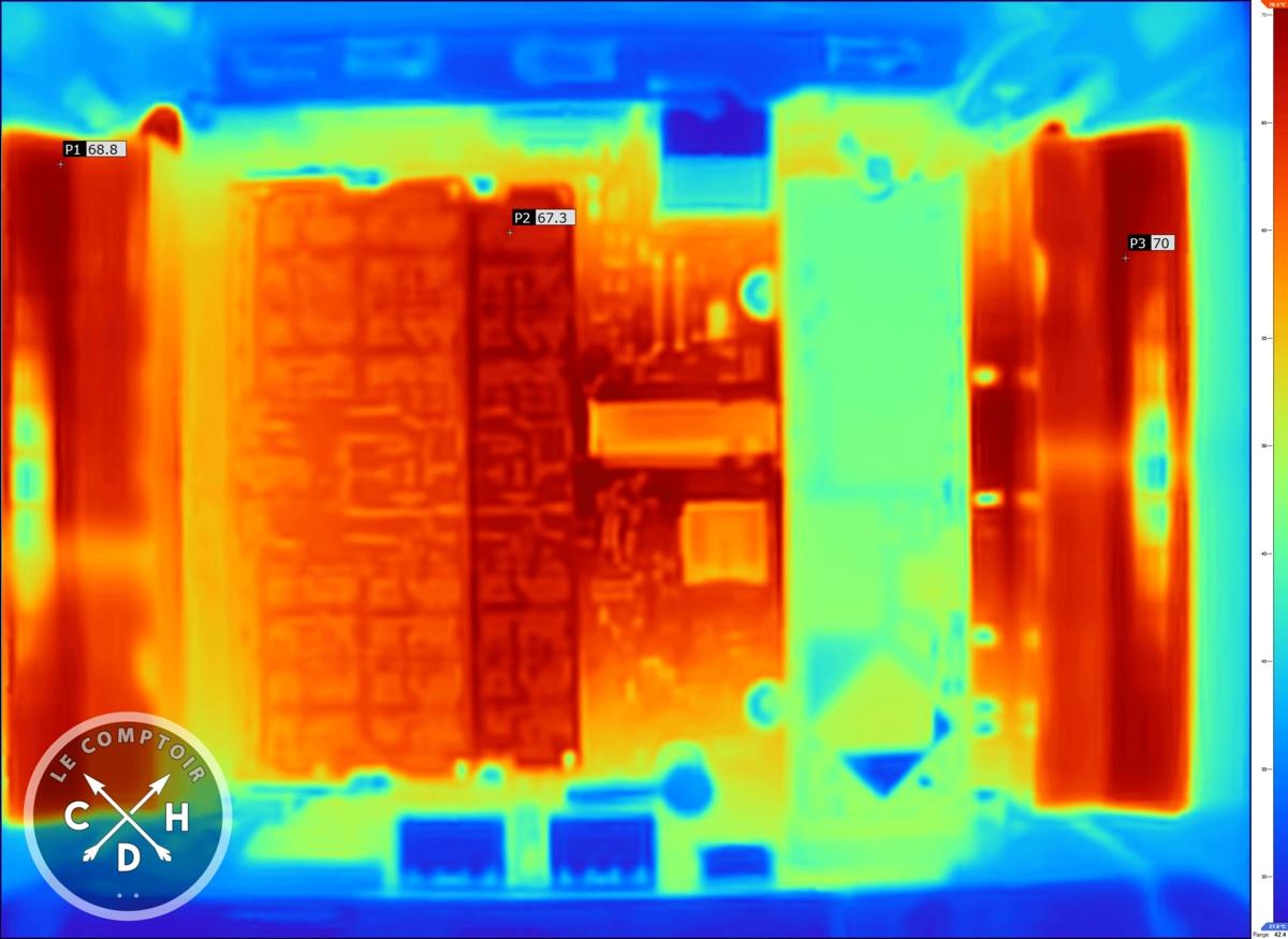 NUC 15 pro plus - IR Boîtier ouvert
