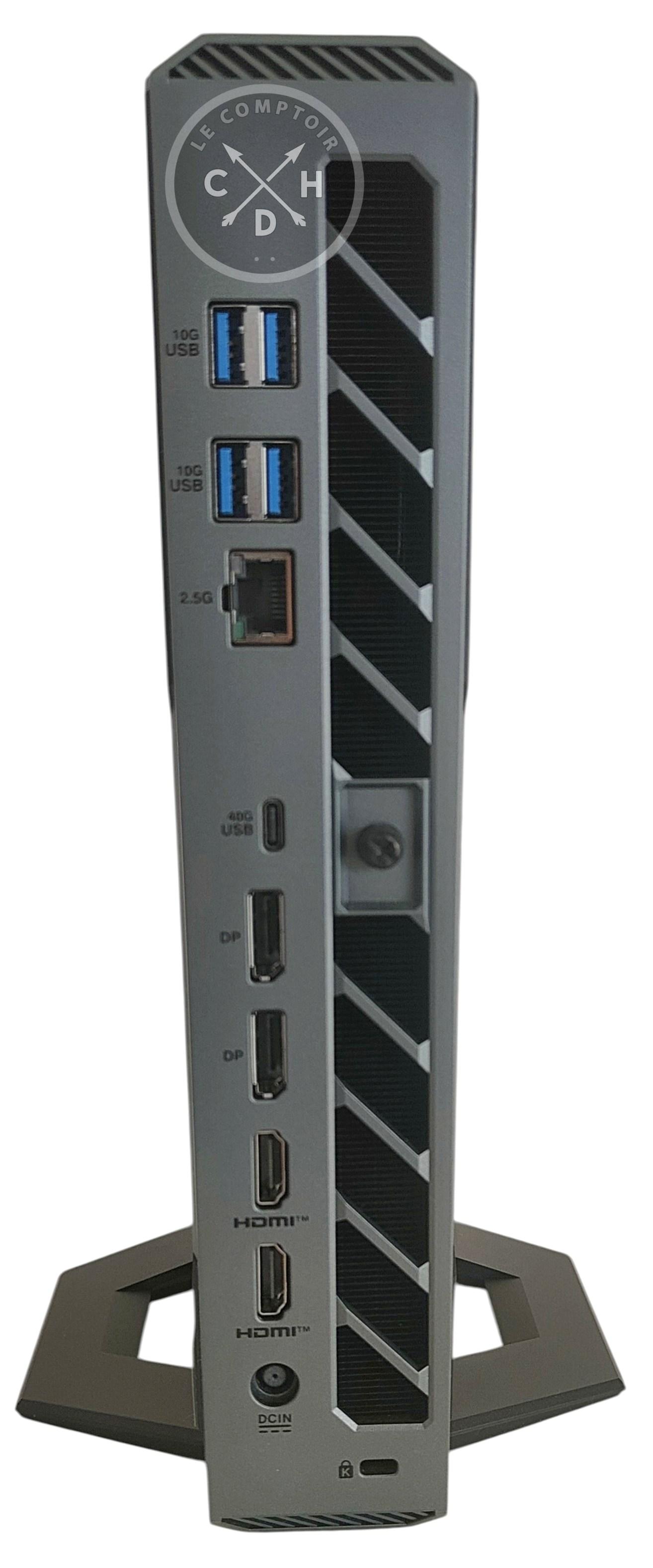 rog gr70 minipc connectique