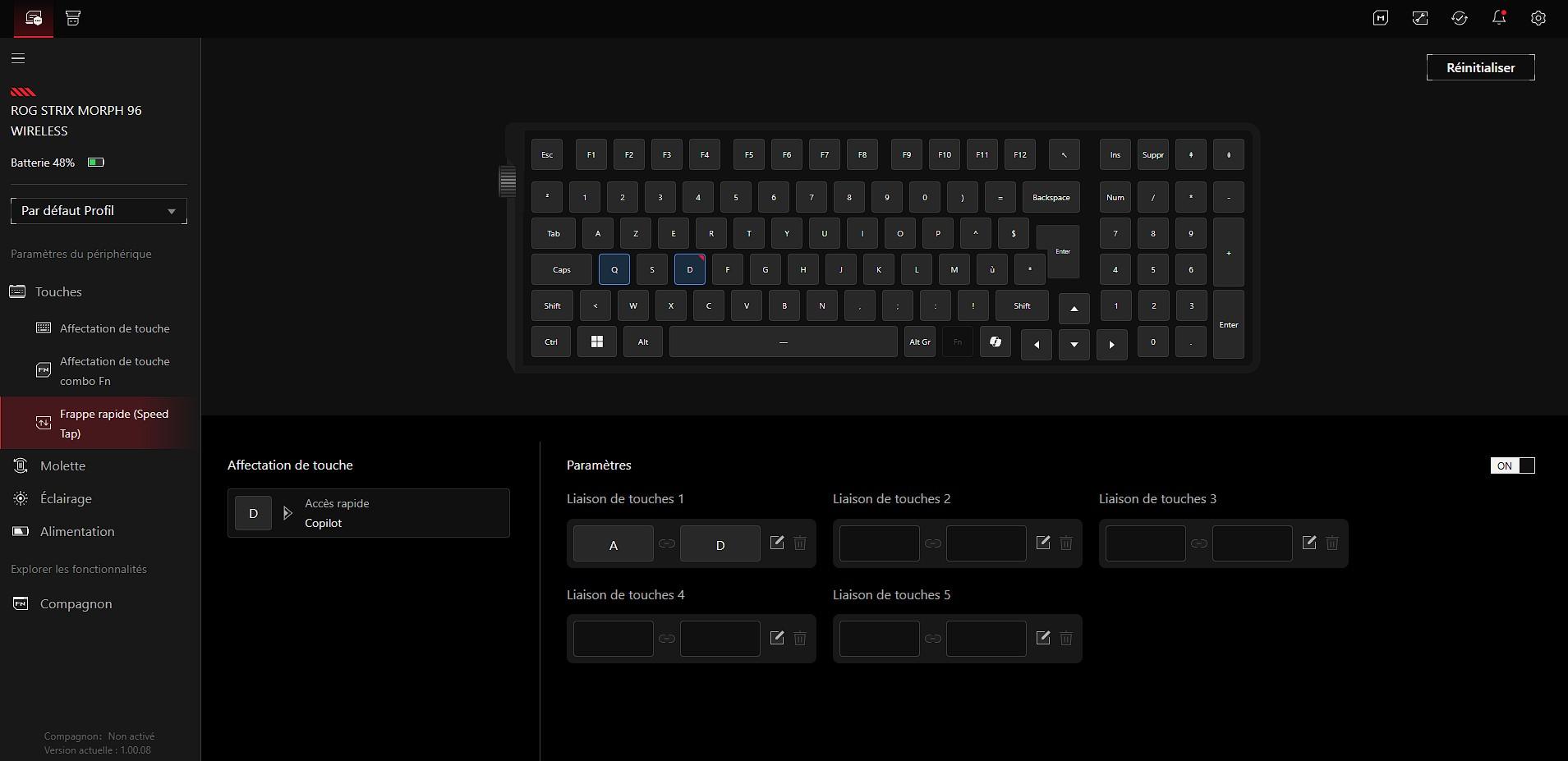 Le Speed Tap Mode [cliquer pour agrandir]