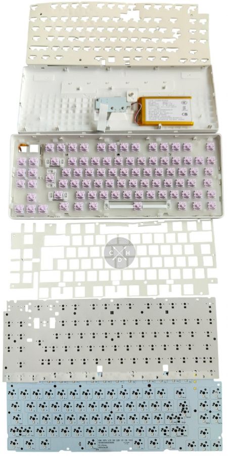 forge gk600 tkl wireless differentes couches [cliquer pour agrandir]