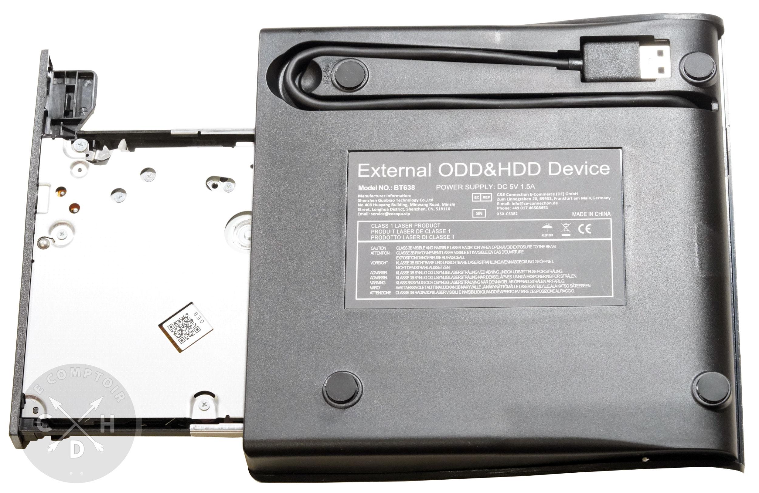 cocopa graveur dvd arriere