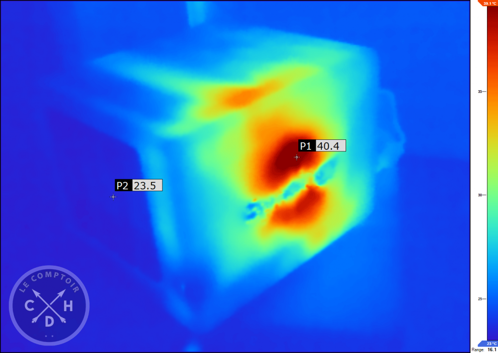 ds925+ cliché IR /  charge CPU 100 % + maintenance RAID [cliquer pour agrandir]