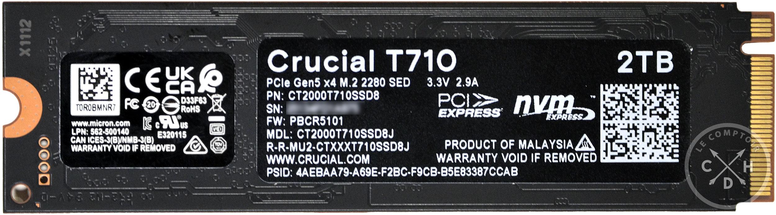 crucial t710 2to / verso