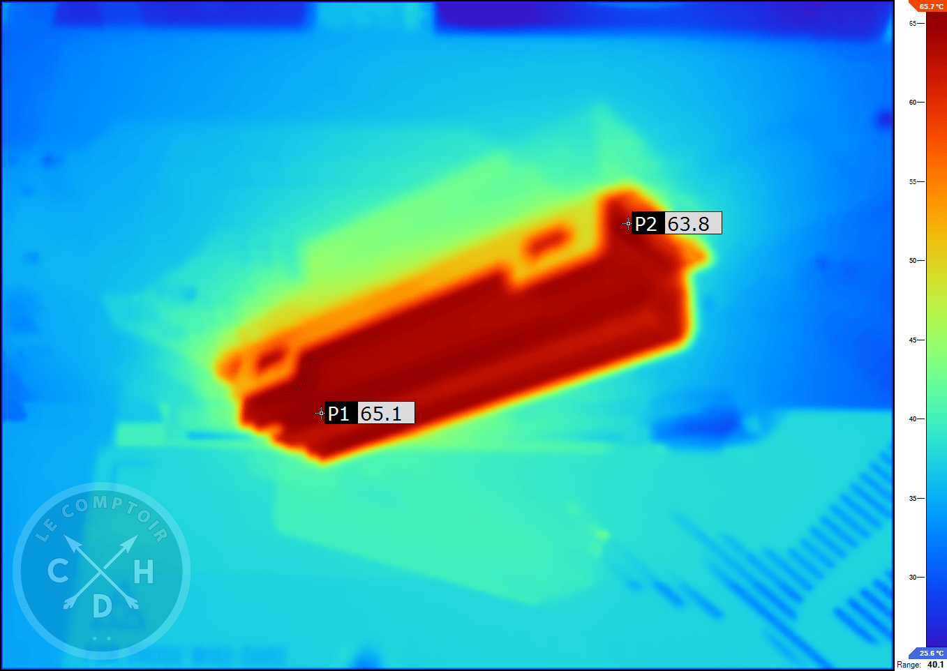 9100 pro 4 To small heatsink no airflow / IR