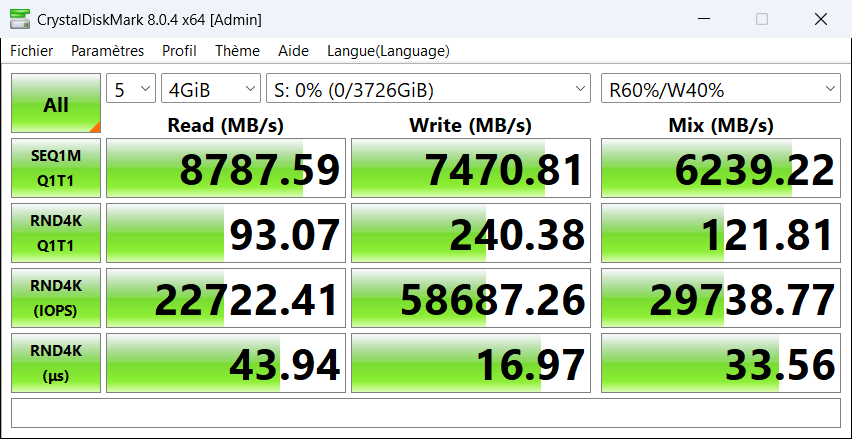 p9100 4to crystaldiskmark q1t1 bitlocker