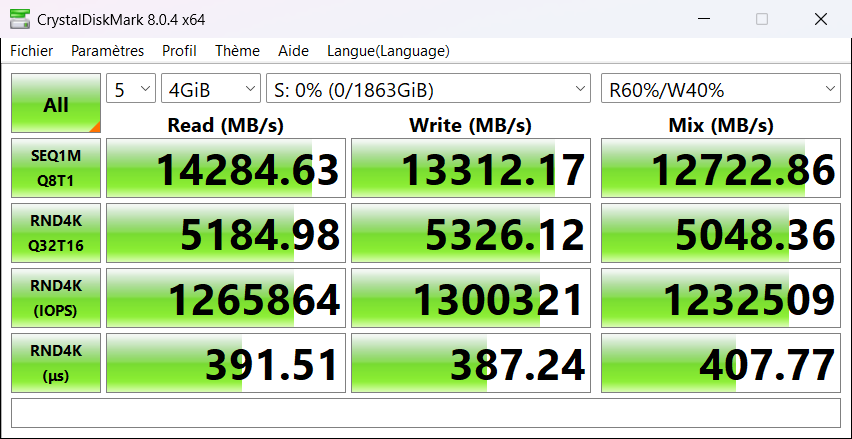 sn8100 2to crystaldiskmark q32t16 bitlocker